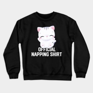 official napping shirt Crewneck Sweatshirt